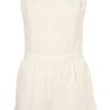 Topshop Strappy Lace Panel Teddy in Beige (cream) - Lyst