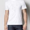 Yves Saint Laurent Flocked Dove Tshirt in White for Men - Lyst
