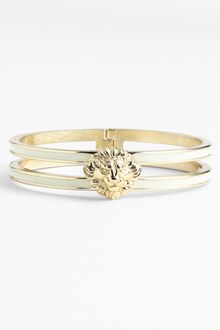 Ak Anne Klein Presidio Lion Head Bangle - Lyst