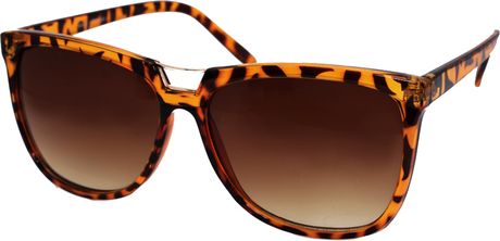 Asos Collection Asos Bridge Detail Cats Eye Sunglasses in Animal (tortoise) - Lyst