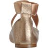 Chloé Square Toe Ballerina Flat in Gold (champagne) - Lyst