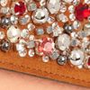 Chloé Sally Swarovski Crystal Embellished Leather Clutch in Pink (rose) - Lyst
