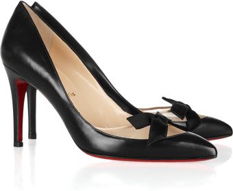 Christian Louboutin Love Me 85 Leather and Mesh Pumps - Lyst