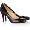 Christian Louboutin Ron Ron 85 Leather Pumps in Black - Lyst