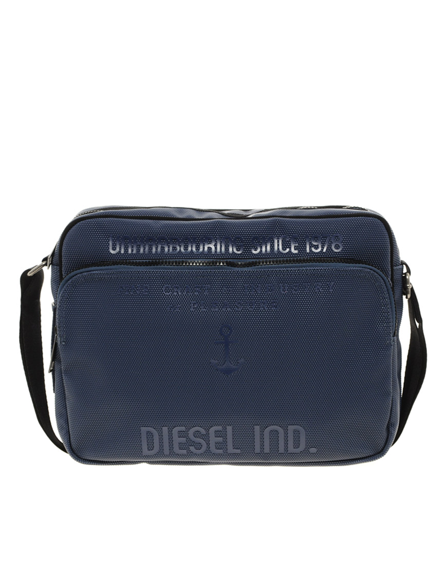 diesel bag blue