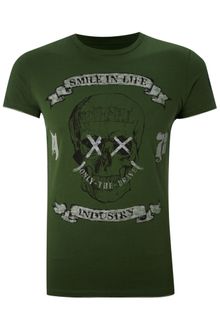 Diesel Printed Tshirt - Lyst