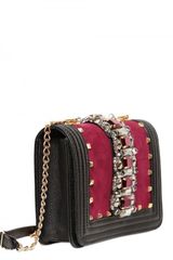 Gedebe Bibi Bijoux Suede Leather Shoulder Bag