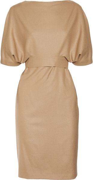 Gucci Belted Woolblend Dress - Lyst