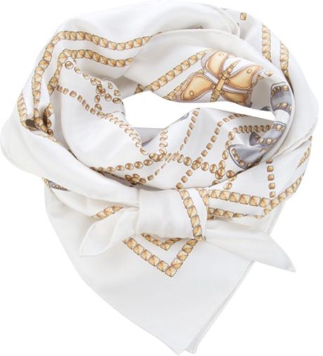 Gucci Floral Print Scarf in Floral - Lyst