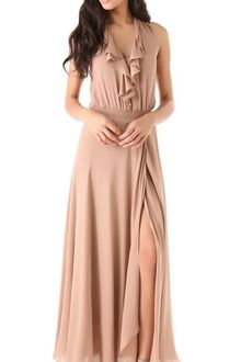Haute Hippie Ruffle Maxi Dress - Lyst