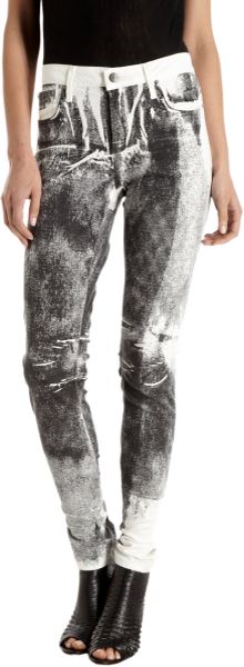 Helmut Lang Five Pocket Skinny  in Black (denim) - Lyst