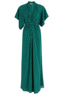 Issa Chain Print Maxi Dress - Lyst