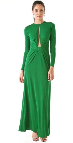 Issa Slit Front Maxi Dress - Lyst