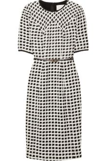 Jason Wu Belted Cottonblend Tweed Dress - Lyst