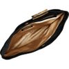 Jimmy Choo Chandra Chainembellished Glittered Suede Clutch in Black - Lyst