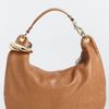 Jimmy Choo Solar Calf Large Leather Hobo in Brown (tan) - Lyst