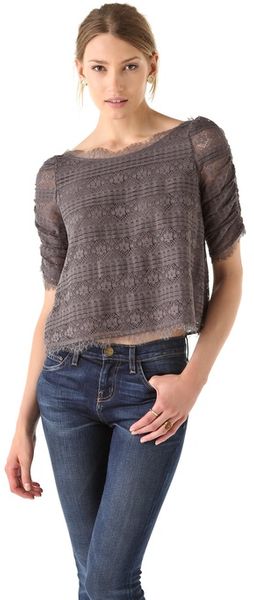 Joie Fanny Lace Top - Lyst