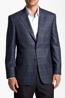 Joseph Abboud Plaid Blazer - Lyst