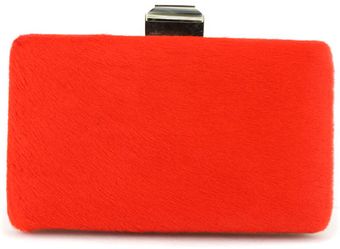 Lanvin  Pony Hair Clutch - Lyst
