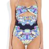 Mara Hoffman Carnival Printed Bandeau Swimsuit in Multicolor (multicolored) - Lyst