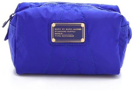 Marc By Marc Jacobs Pretty Nylon Small Cosmetic Case in Blue - Lyst