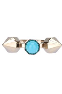 Maria Francesca Pepe Double Stud Ring - Lyst