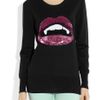 Markus Lupfer Vampire Sequined Wool Sweater in Black - Lyst
