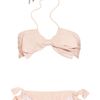 Miu Miu BowEmbellished Halterneck Bikini in Pink (blush) - Lyst