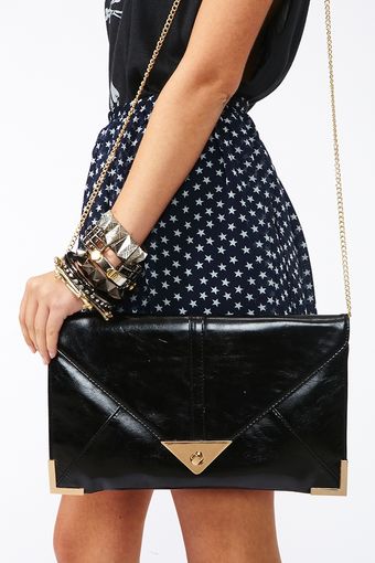 Nasty Gal Sharp Edges Clutch - Lyst