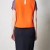 Preen Enid Sequin and Lace Top in Blue (navy) - Lyst