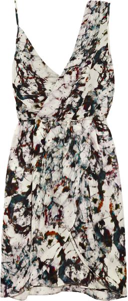 Rebecca Minkoff Dehlia Printed Silk Crepe Dress - Lyst