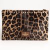 Valentino Rockstud Calf Hair Clutch in Animal (leopard) - Lyst