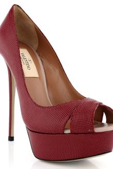 Valentino Platform with Peep Toe Pump - Lyst