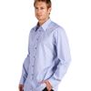 Versace Long Sleeve Pinstripe Button Down Shirt in Blue for Men (b) - Lyst