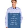 Versace Long Sleeve Pinstripe Button Down Shirt in Blue for Men (b) - Lyst