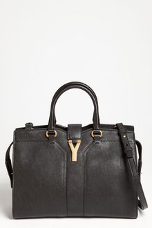 Yves Saint Laurent Cabas Chyc Mini Leather Satchel - Lyst
