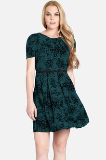 Cynthia Steffe Maddie Print Silk Fit Flare Dress - Lyst