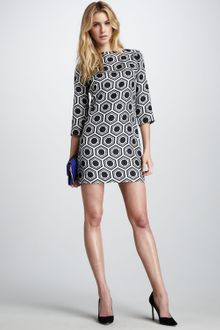 Milly Julia Printed Dress - Lyst