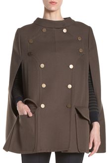 Nina Ricci Double Breasted Cape - Lyst