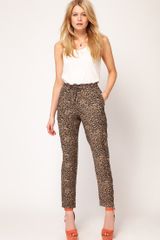 Oasis Leopard Print Trousers