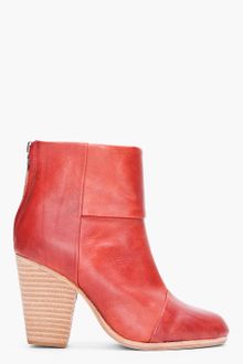 Rag & Bone Red Classic Newbury Booties - Lyst