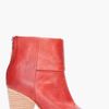 Rag & Bone Red Classic Newbury Booties in Red - Lyst