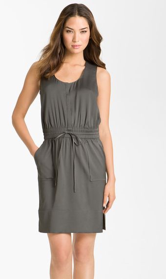 Valette Silk Twill Dress - Lyst