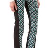 10 Crosby By Derek Lam Seamed Lattice Print Pants in Green - Lyst