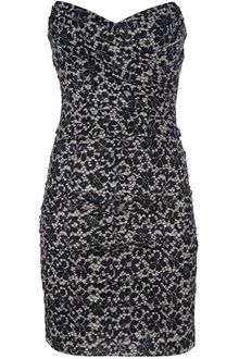 Dolce & Gabbana Strapless Lace Dress - Lyst