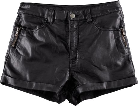H&m Mini Shorts in Black - Lyst