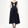 Jil Sander Wool Dress in Black - Lyst