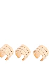 Asos Pack Of Three Engraved Band Rings