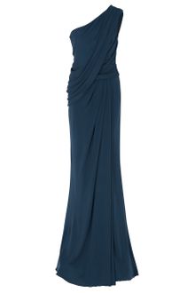 Elie Saab One Shoulder Draped Gown - Lyst