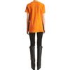 Givenchy Short Sleeve Suede Tee in Orange - Lyst
